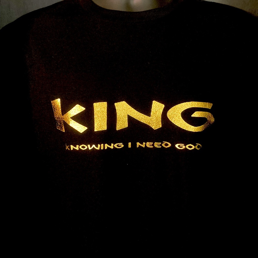 Block Bully’z “King” (knowing I Need God) t shirt